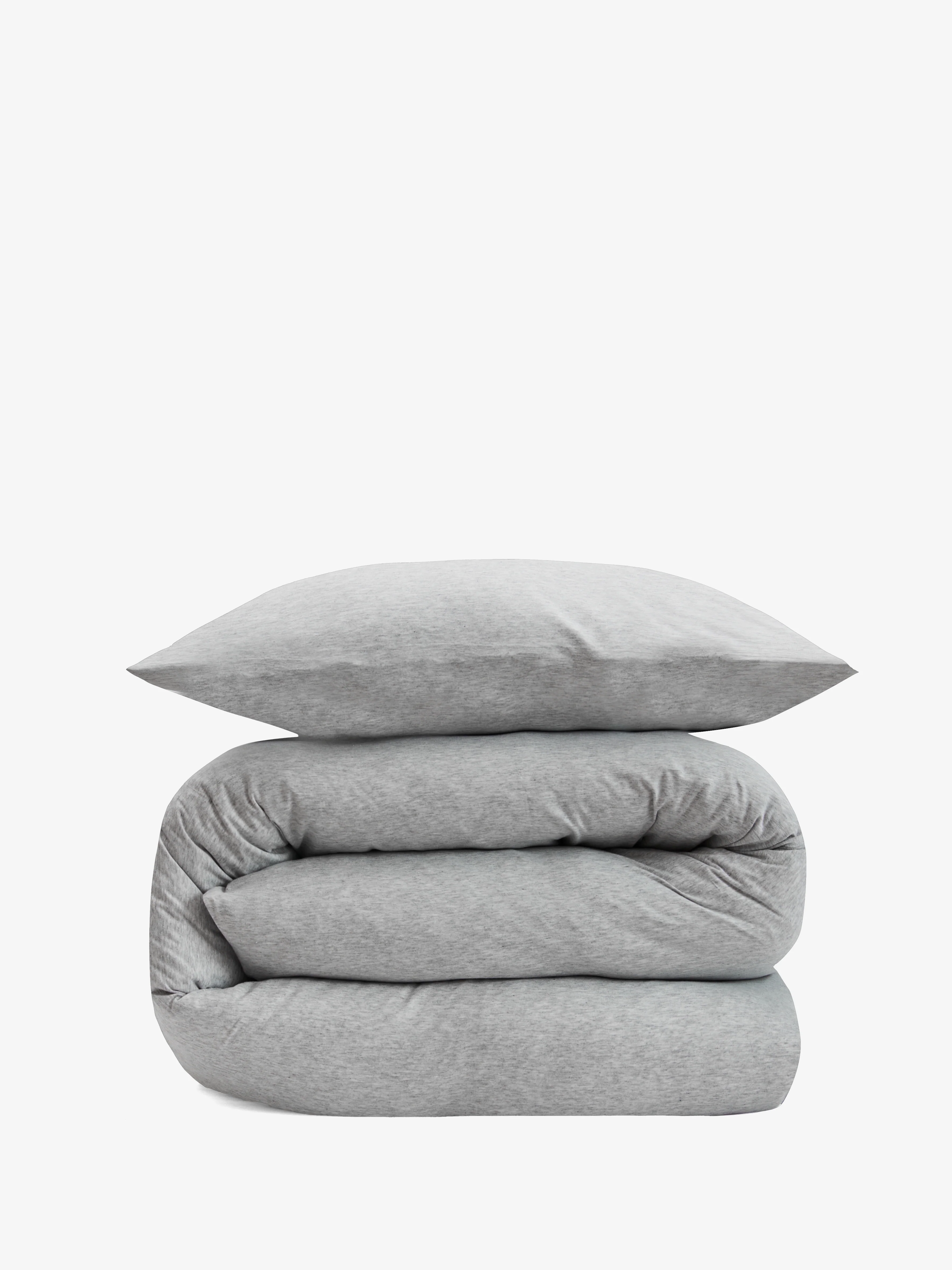סט מצעי ג'רסי במבוק ילדים Light Gray Malange
