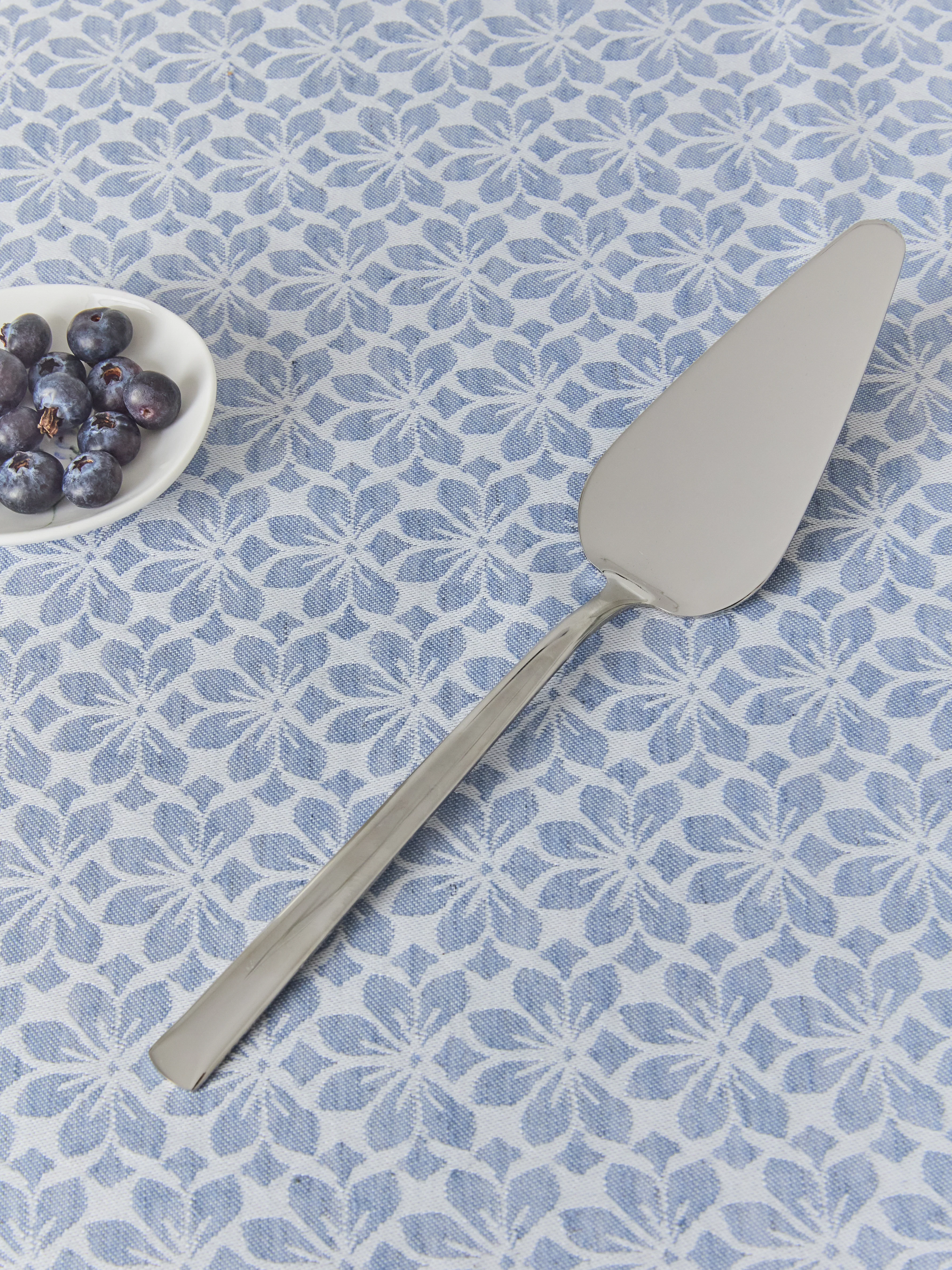מפת שולחן Blue Floral Jacquard - Image 4
